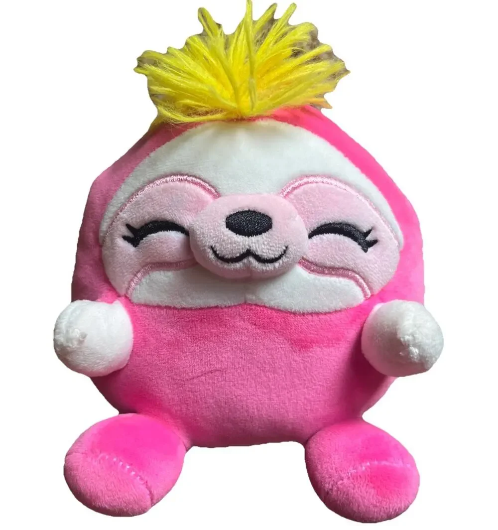 Zuru Snackles 5.5-inch pink sloth plush